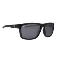 Calcutta Hampton Sunglasses Matte Black Frame Silver Mirror Lens - H1SM