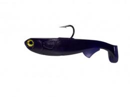 R&R Line Through Swim Bait 6" 1.5oz Purple - LTSPurpleMS