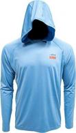 Bubba Ultimate Lifestyle Perf LS Hoody, Carolina Blue Size M - 1143195