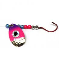 JB Lures Hot Flash Spinner Rig #4 Hook Pink Purple - 935C