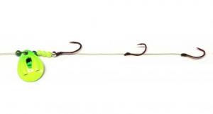 JB Lures Ventilator 3 Hook Harness Green Chartreuse - VT32C