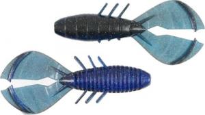 Missile Baits Chunky D 3 1/2 inch Soft Plastic Craw 6pk - Bruiser Flash - MBCD35-BRF