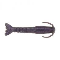 Berkley Gulp! 4" Saltwater Shrimp, 4 Pack, Bag, Purple Chrome - GSSHR4-PPC
