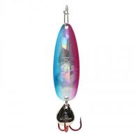Clam Ribbon Leech Flutter Spoon, 1/4oz- Size 6- Rainbow Halo