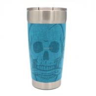 Calcutta Stainless Steel Double Wall Vacuum Seal Traveler Cup 20oz w/Lid Over size skull - CSST20-SKULL