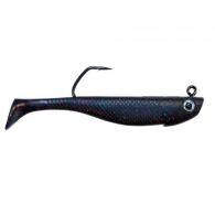 Hogy Protail Paddle Swimbait 3.5in - 1oz - Black - PT31P-BK