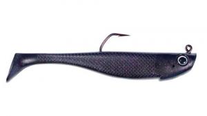 Hogy Protail Paddle Swimbait 6.5in - 2oz - Black - PT61P-BK