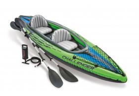 Intex Challenger K2 2-Person Inflatable Kayak and Accessory Kit - 68306EP