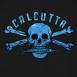 Calcutta Underwater Skull T-shirt Black Med - UWS-BLK-M