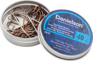 Danielson Hook Round Tin 40Pc Assortment - 4832