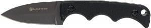 Smith & Wesson Knives H.R.T. Neck Knife Fixed Spear Point/Plain Titanium Nitride Coated 8Cr13MoV SS Blade/Black G10 Ha - 1193156 Smith & Wesson Knives H.R.T. Neck Knife Fixed Spear Point/Plain Titanium Nitride Coated 8Cr13MoV SS Blade/Black G10 Ha - 1193156