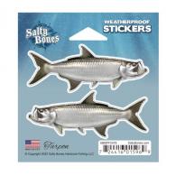 Salty Bones Mini Decal Tarpon - SBMPF2479