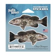 Salty Bones Mini Decal Gag Grouper - SBMPF2509