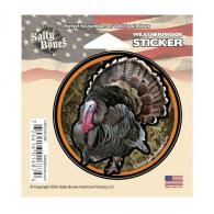 Salty Bones Turkey Tumbler Decal - CS9102CAM