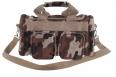 Bulldog Economy - black range bag w/strap - Throwback camo - BD900TBC