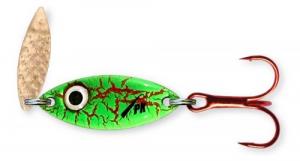 PK Lures Predator, 1/8 Oz Crackle Green Glow - PR1CG