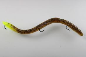 Ike-Con Regular Worm 6 1/4"Pumpkinseed/Chart Tail - 22130