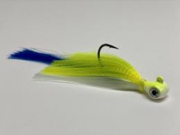 R&R 3 oz Snook/Cobia Jig - Chartreuse Head, Chartreuse - Chartreuse 3