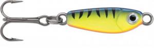 VMC Bull Spoon, Sinking, 3/4", 1/32 oz, Sz 14 Treble, Glow Hot Perch - BLS132GHP