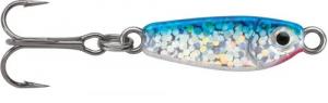 VMC Bull Spoon, Sinking, 7/8", 1/16 oz, Sz 12 Treble, Glow Blue Shiner - BLS116GBSH