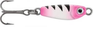 VMC Bull Spoon, Sinking, 7/8", 1/16 oz, Sz 12 Treble, Glow Pink Squirrel - BLS116GPS