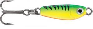 VMC BLS18GFT Bull Spoon, Sinking, 1", 1/8 oz, Sz 10 Treble, Glow Fire Tiger - BLS18GFT