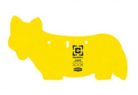 Caldwell AR500 Coyote Steel Hanging Target Yellow - 4001073 Caldwell AR500 Coyote Steel Hanging Target Yellow - 4001073