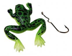Creme Burke Rigged Frog 1-1/2" Green - 1600-69