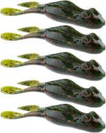 NetBait BF Toad 4" Baitfuel Supercharged Watermelon Red 5-Pack - X85504