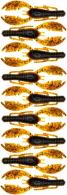 NetBait Paca Slim 4" Baitfuel Supercharged Alabama Craw 9-Pack - X65518