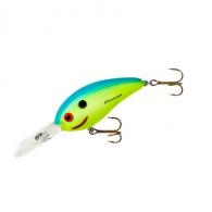 Bomber Fat Free Shad JR 2 1/2" 5/8oz-Chartruse Blue - BMBD6FCHBL