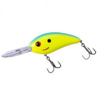 Bomber Fat Free Shad, 3" 1oz-Chartruse Blue - BMBD7FCHBL