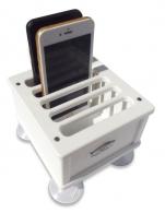 Deep Blue Starboard Cell Phone Hholder, Whilte, Holds 5 Phones - CAS-CELL