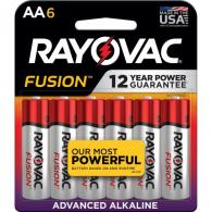 Rayovac Fusion AA 6 pack - ROV815-6