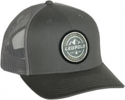 Leupold Cascade Trucker Hat Gray One Size - 183469