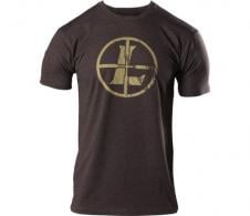 Leupold Distressed Reticle Tee Espresso Heather XL - 181850