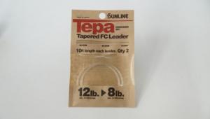 Sunline Tepa Tapered FC Leader 12lb to 8lb 10ft 2pk - 63044360