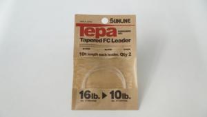 Sunline Tepa Tapered FC Leader 16lb to 10lb 10ft 2pk - 63044362