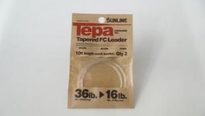 Sunline Tepa Tapered FC Leader 36lb to 16lb 10ft 2pk - 63044364