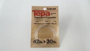 Sunline Tepa Tapered FC Leader 42lb to 30lb 10ft 2pk - 63044368