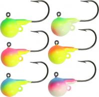 Northland Sting'n Fire-Ball Jig 3/8 Oz, #2/0 Hk Assorted 6/Cd - FB5-6-99