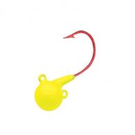 Northland Sting'n Fire-Ball Jig 3/8 Oz, #2/0 Hk Super-Glo Chartreuse 4/Cd - FB5-4-10