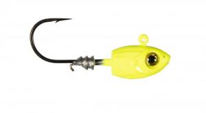 Z-Man Micro Shad HeadZ 1/32 oz, Chartreuse, 4 Pack - MSH132-03PK4