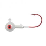 Northland Gum-Ball Jig 1/2 Oz, 3/O Hk White 3/Cd - GBJ6-3-1