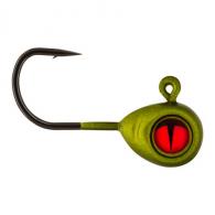 Northland Tungsten Crappie King Jig 1/16 Oz, #8 Hk Olive 2/Cd - TECK2-40