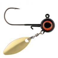 Northland Deep-Vee Spin 1/8 Oz, 1/O Hk Black 2/Cd - DVJS3-3