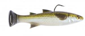 Z-Man Mulletron LT Swimbait - 4.5in - Mossback - MTLT45-04