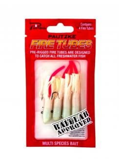 Pautzke Fire Tubes 4ct - PFTUBWHT