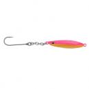 Mr. Crappie Chick'n Chain Jigging Spoon - 1/4oz - Gold/Hot Pink