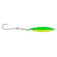 Mr. Crappie Chick'n Chain Jigging Spoon - 1/8oz - Lime-N-Ator - MRCHKC18-247